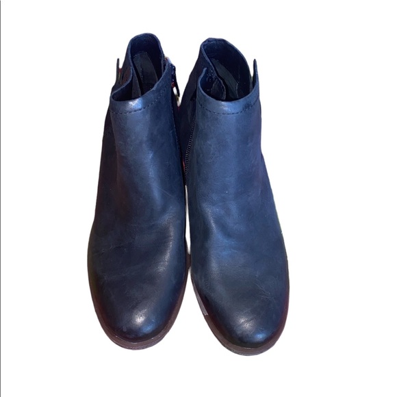 NWOB KorkEase Sonya Black Leather// Suede Ankle Moto Boots Size 6 - Picture 8 of 8